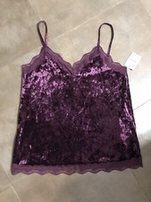 Canotta Donna TEZENIS TG L In Ciniglia Colore Bordeux Con Etichetta