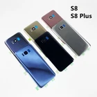 For Samsung Galaxy S8 S8+ Back Battery Glass Cover Rear Door with Camera Lens