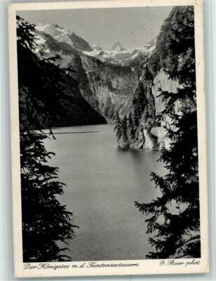 40106200 - 8240 Berchtesgaden Koenigssee with the Funtenseetauern Photo O. Beer