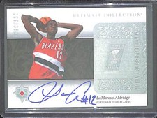 2006-07 Upper Deck Ultimate Collection rookie Autograph #199 LaMarcus Aldridge