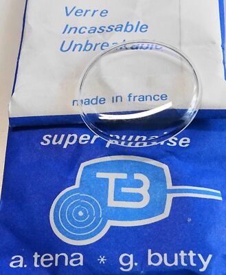 Verre De Montre 30.2 Mm Type 'Super Punaises' - Qualité A - Marque ROBUR - Neuf Sans étiquette