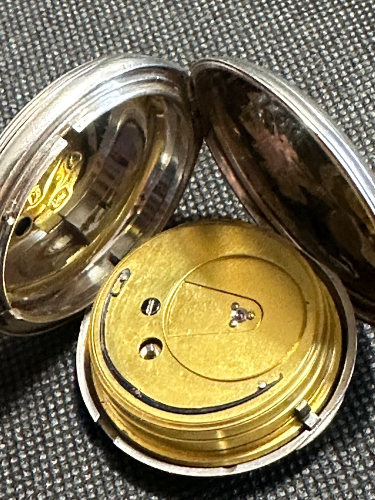 Antique Silver JW Benson Small Hunter pocket watch London 1873 eBay