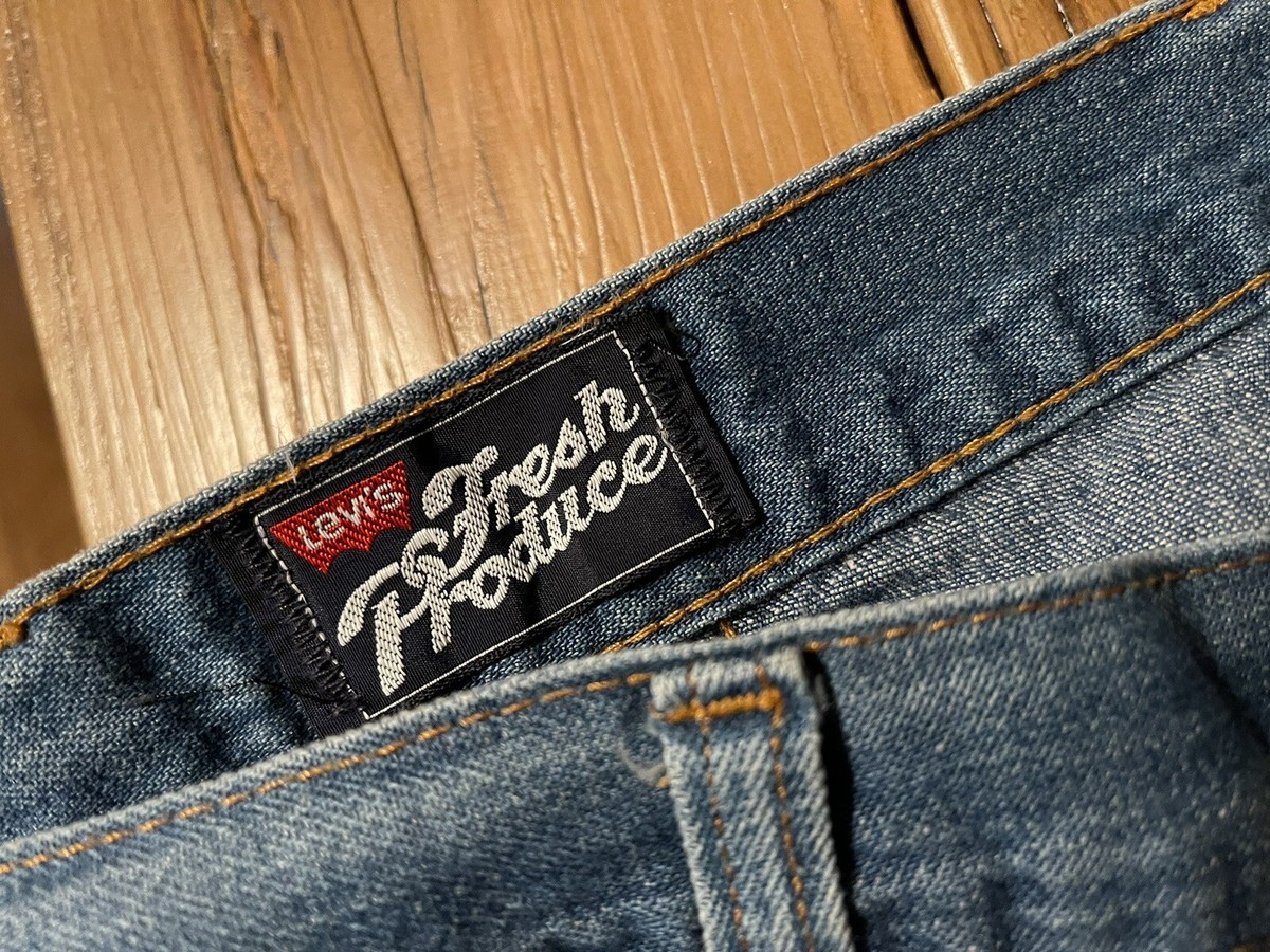 GQ1920◇Levi's : 70's USA製 Fresh Produce VTG 70s Levis Jeans Womens 31x32 Fresh Produce Bell Bottoms