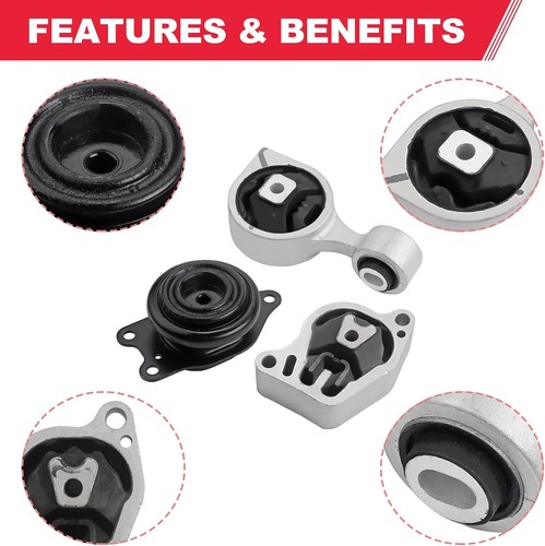 Engine Motor Transmission Mount Kit For Nissan Altima 2007-2015 L4 2.5L Auto CVT - Bild 7 von 19