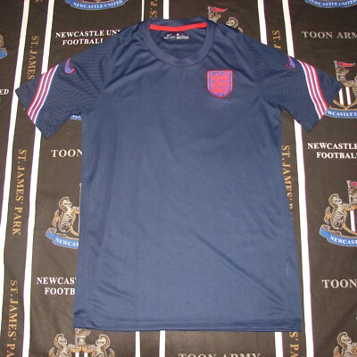England Training Pre Match Strike Football 2020 2021 Shirt Jersey Nike Size M