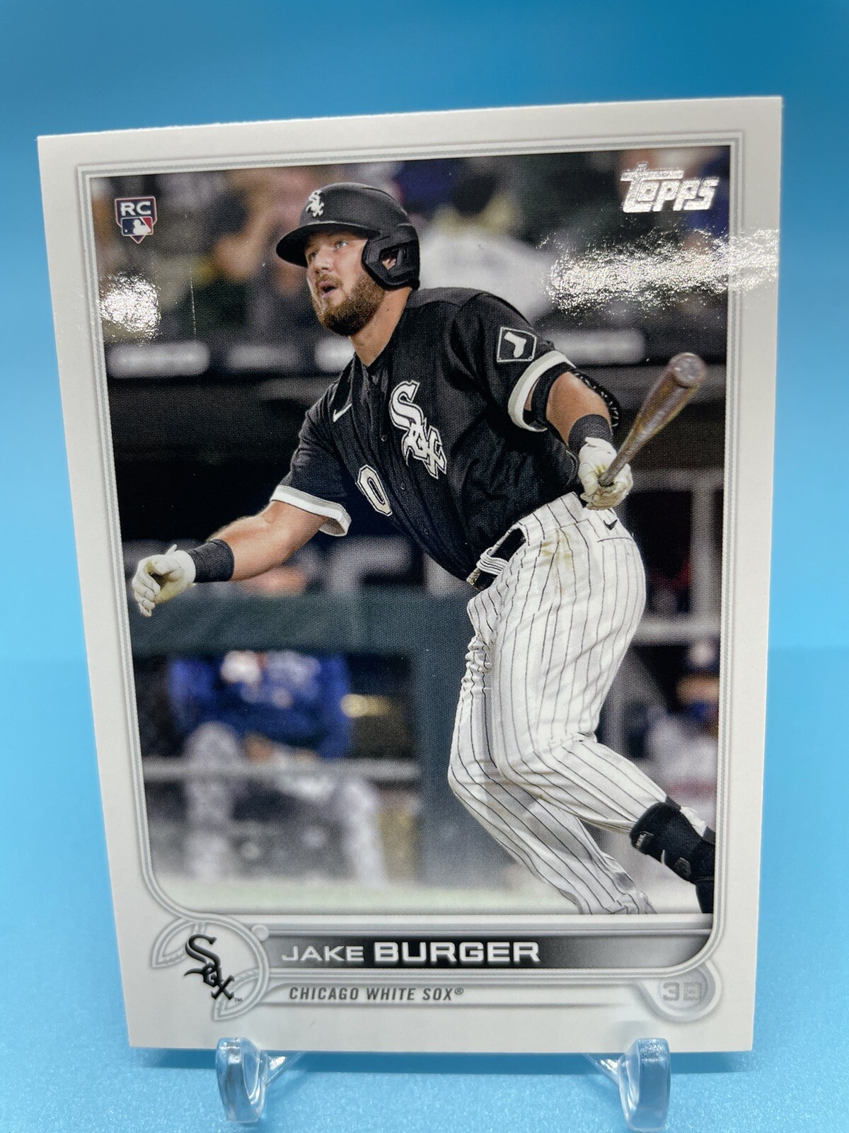 2022 Topps Series 1 Jake Burger Rookie Card RC #186 Chicago White Sox