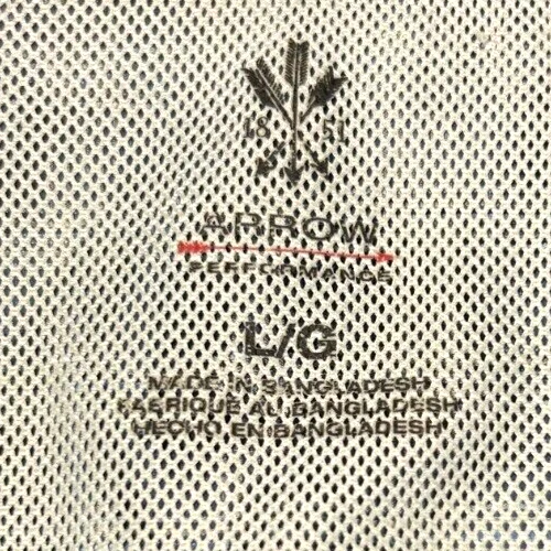 Arrow Adult Man Size Large Button Up Casual Short Sleeve Shirt - Image 3 of 4