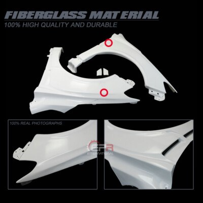 For 14-18 Impreza WRX VAB VAF VRS Arising II Fiber Glass Front Fender 4Pcs