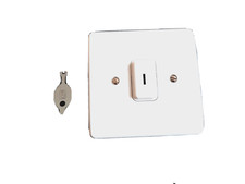 MK K4917WHI Grid Plus 20A Secret Key Switch Module switch with face plate