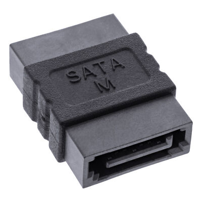1 x InLine  SATA Adapter Buchse / Buchse - zum Verlängern - 7pin L-Form