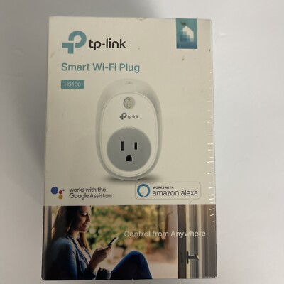 TP-Link HS100 Smart Wi-Fi Plug Works w/ Alexa & Google Assistant NO HUB REQUIRED