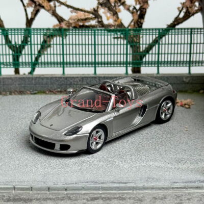 Funny Model 1/64 Scale Porsche Carrera GT Silver Diecast Car Model