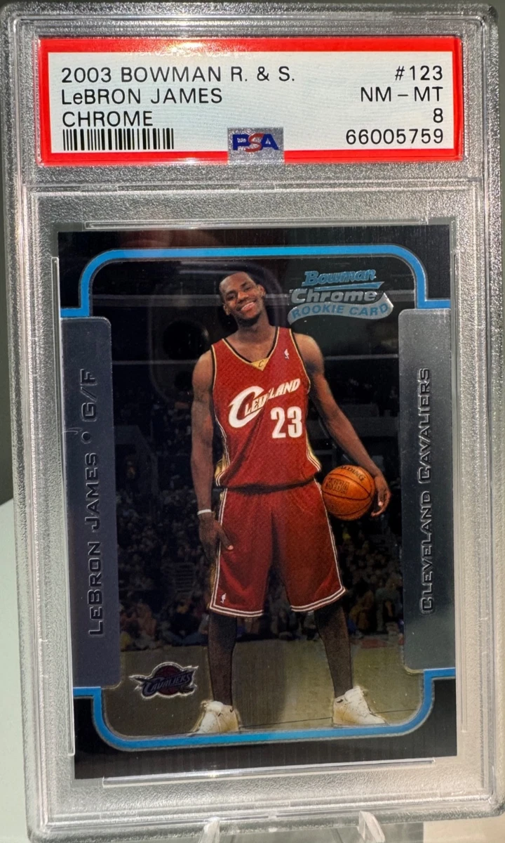貴重　Lebron James Bowman Chrome RC BGS9 LeBron James 2003-04 Bowman Chrome Rookie Card #123 BGS 9 | Steel