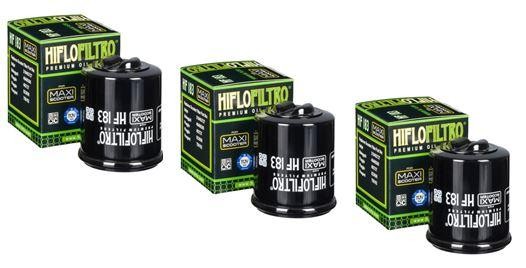 3X Hiflo HF183 ÖLfilter Oilfilter Passt An Vespa Passt An Aprilia Arrecife Sonar-image