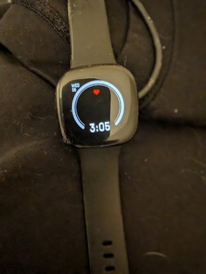 Fitbit Versa 3 Wristband Activity Tracker - Black (FB511BKBK)