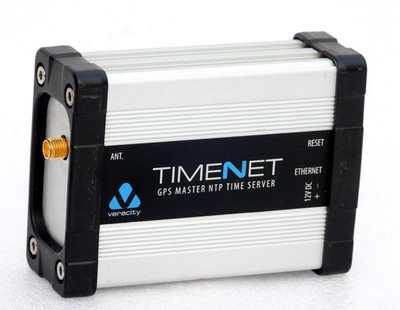 SEHR GUTER ZUSTAND VERACITY TIMENET TYP VTN-TN-XA GPS MASTER NTP ZEITSERVER 1...