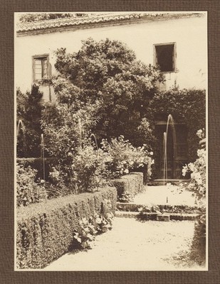 Otto Wunderlich Alhambra Jardin del Generalife Granada Fotografie Photo 1920