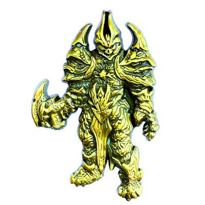 Blizzard WoW Jailer Gold Pin   Blizzcon Limitierte Shadowlands Sammler-Anstecker