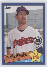 2020 Topps 1985 Topps Baseball All-Stars Blue Shane Bieber #85AS-47 00gy