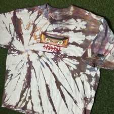 Hypland Naruto Eyes T-Shirt Anime Graphic Tee 2XL Shippuden Tie Dye USA Made