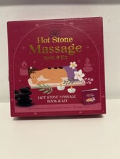 Hot Stone Massage Kit with Books and Stones New