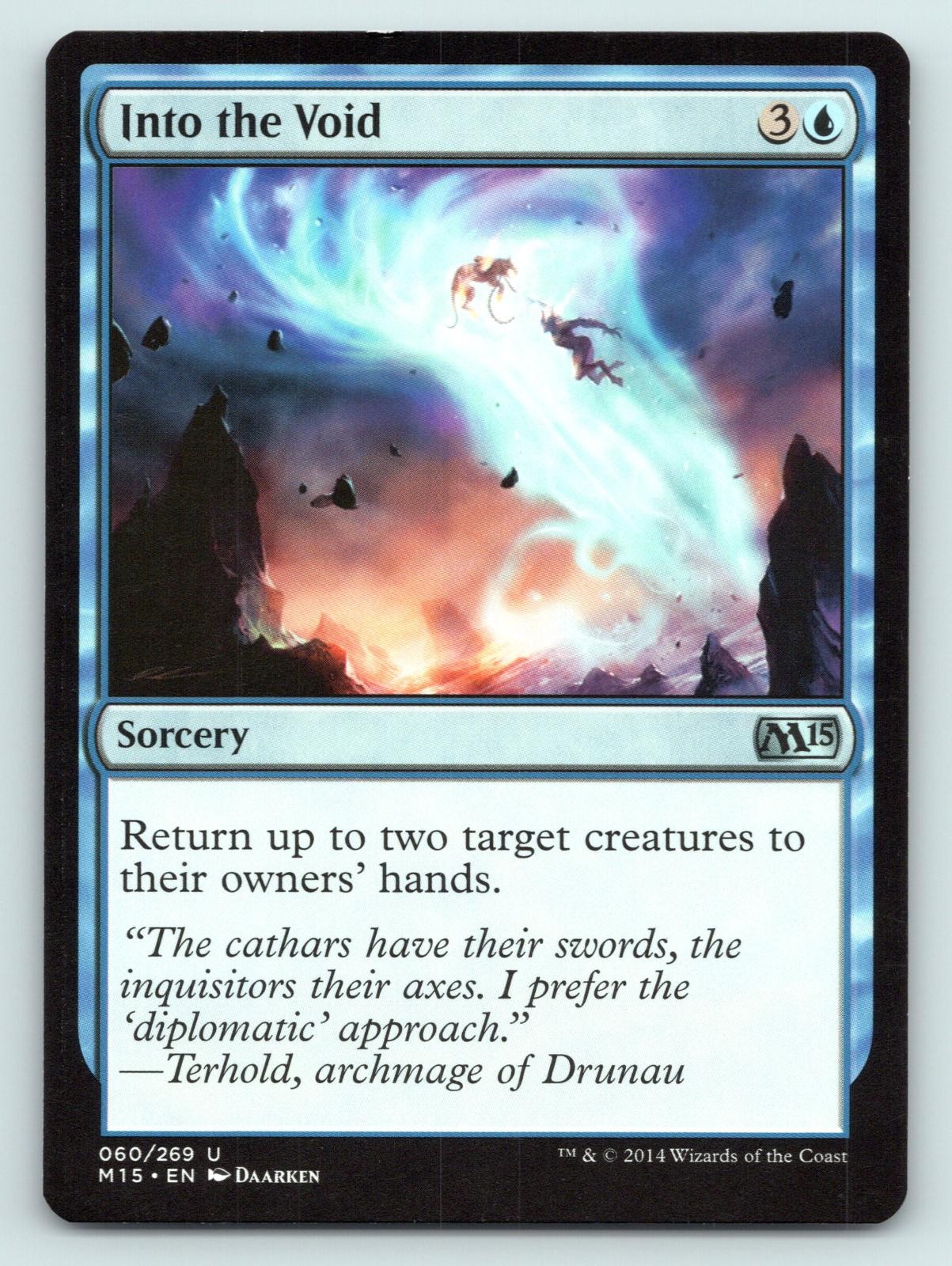 Into the Void 60 Uncommon Magic 2015 (M15) Magic: The Gathering Lightly Played