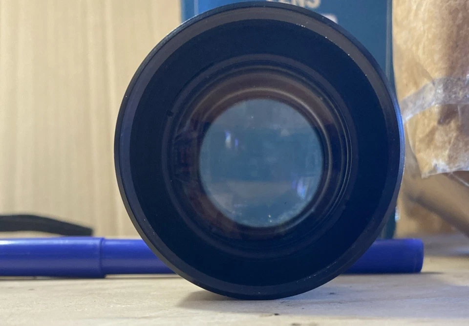 Lente de proyección Elmo 50MM F1.3 ¡Japón! Con estuche y caja excelente estado como nuevo Foto 3 de 4