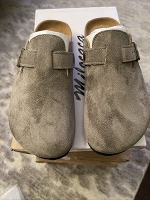 Women s Milocaca Grey/tan Sandal Color- size 7.