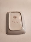 Royal Ceramic Art Co Hand Painted Floral Rectangular Ceramic Dish Purple Gold — photo 3