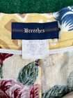 Vintage Breeches Yellow Floral Lightweight Linen Shorts Sz 8 Made in USA — photo 5