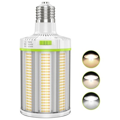 480V Led Corn Light Bulbs 150W/120W/90W Adjustable 4500K/5000K/5700K E39 Mogul