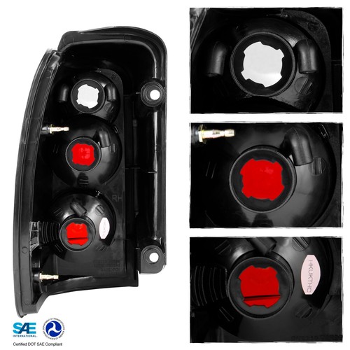 Fits Smoked 96-02 Toyota 4Runner Base Sr5 Limited Sport SUV Tail Lights Lamp Set - Picture 2 of 6