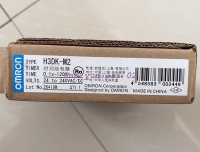 1PCS New Omron Timer Relay H3DK-M2 H3DKM2 24-240VAC/DC
