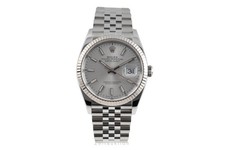 Rolex Datejust acier / or blanc automatique montre pour hommes 126234
