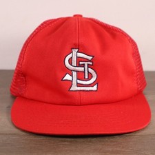 St. Louis Cardinals Vintage Snapback Trucker Hat 1990s MLB Baseball Cap