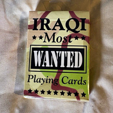 Bicycle Iraqi Most Wanted Playing Cards New Factory Sealed Made In USA