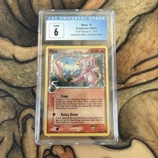 Mew POP Series 5 Holo 3/17 Inverted Back Error CGC 6 Pokemon Card Delta Species