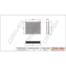 ORIGINAL® Dr!ve+ Luftfilter für Opel ASTRA G CC ZAFIRA A Großraumlimousine