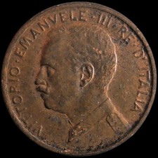 1910 Italy Centesimo KM# 40
