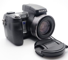 Sony Cyber-shot DSC-H7 8.1MP Digital Camera Black 15X PARTS ONLY USA Seller.