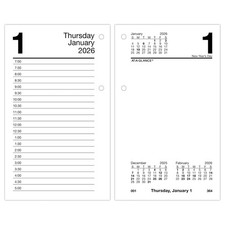 AT-A-GLANCE 2026 Desk Calendar Refill, Daily, 3.5 x 6, Standard, Loose-Leaf E...