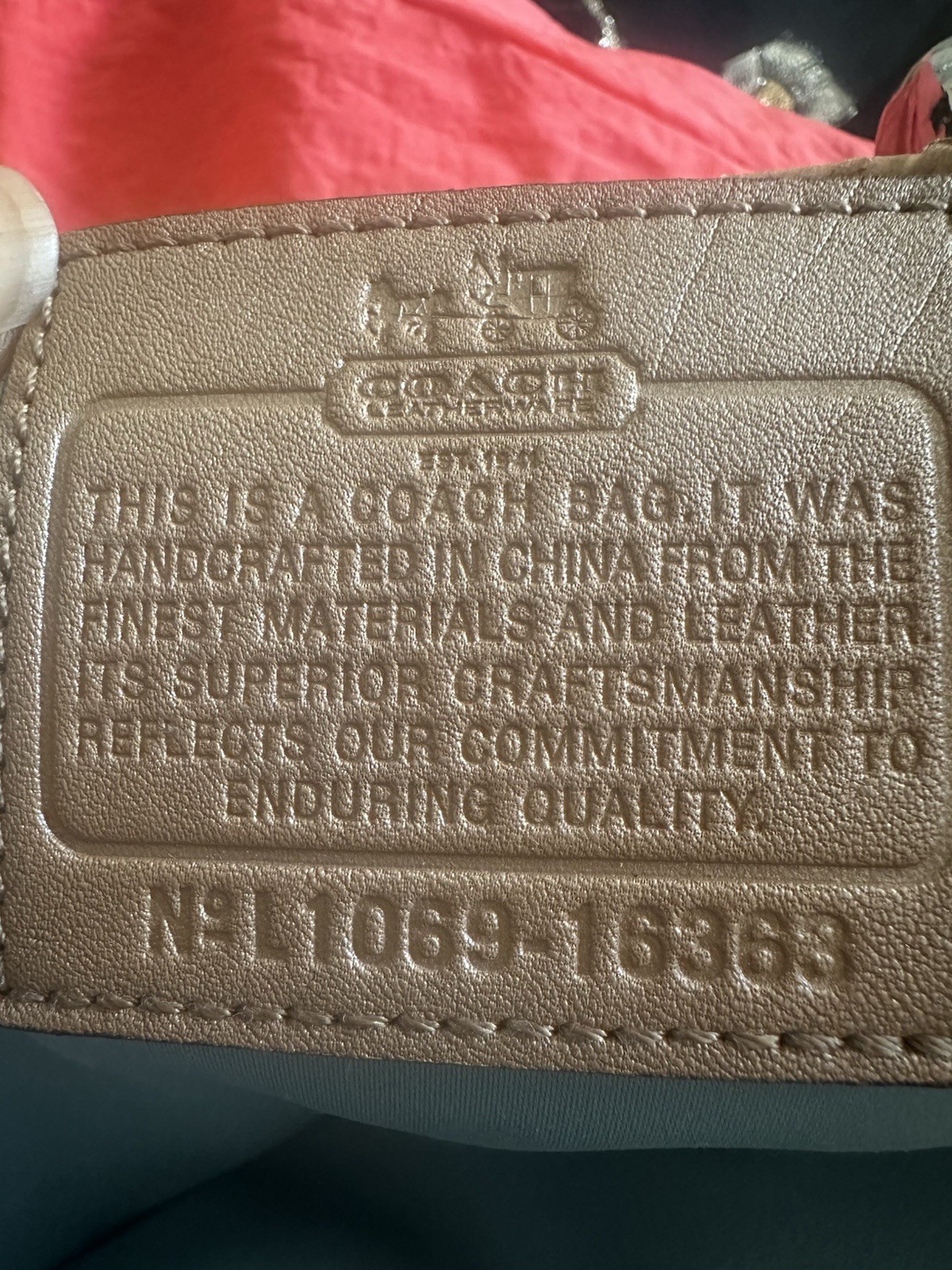 Coach Madison Sophia Embossed Python Leather Satc… - image 10