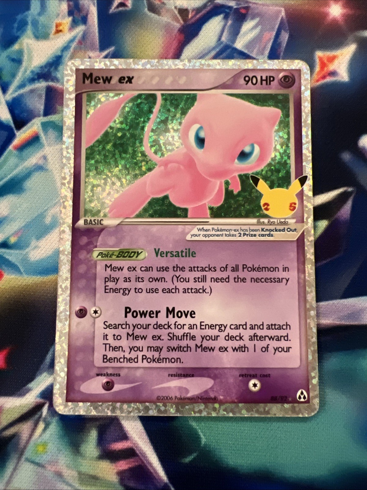 Mew ex 88/92 Celebrations 25th Anniversary Classic Collection Pokemon Card NM