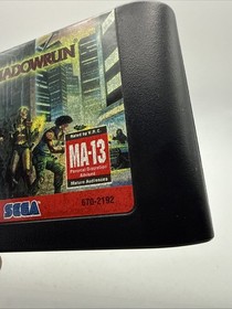 Shadowrun - Authentic  - Sega Genesis - Free Shipping