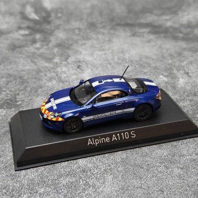 1:43 Renault Alpine A110S 2023 Polizeiausführung Modellauto Legierung Geschenk