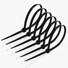 Kabelbinder 100 Stück Schwarz 150 mm x 2,5 mm Nylon hohe Zugfestigkeit kleine Ka