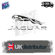 Chrom Silber Jaguar Boot Emblem für F-Type F-Pace E-Pace I-Pace ORIGINAL UK VERKAUF