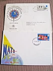 GB 1969 5d & 1/6 Anniversaries stamps on 1st day of issue covers.. .60's