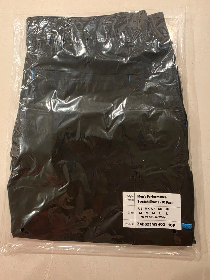 Pantalones Cortos Carga Oficial Amazon Employee Negro Rendimiento Elastizados Para Hombre Med 32-34 Foto 3 de 3