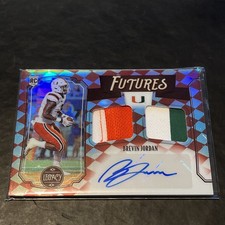 2021 Panini Legacy Futures Ruby 61/100 Brevin Jordan #FD-BJ Dual Patch Auto n1u